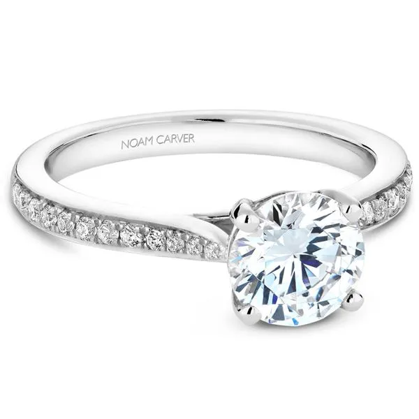 Noam Carver 14K White Gold Mounting Studio D Jewelers Woodstock, IL