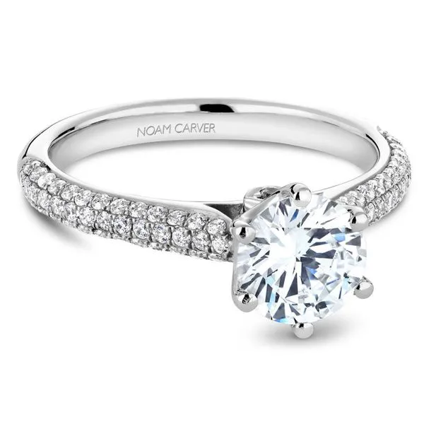 Noam Carver 14K White Gold Mounting Studio D Jewelers Woodstock, IL