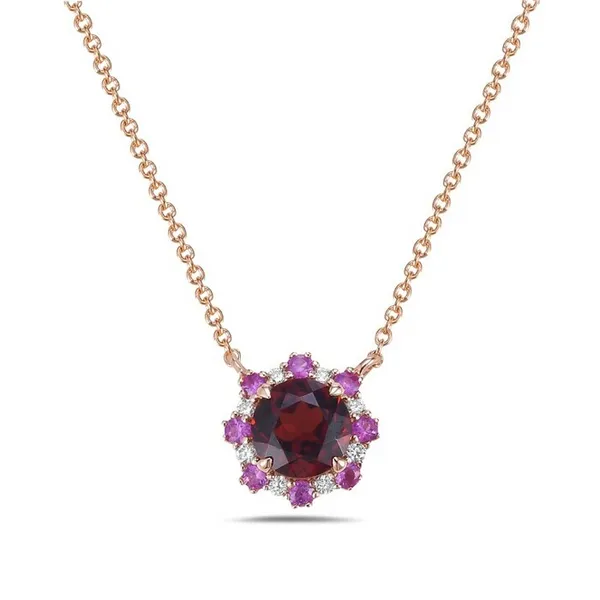 Colored Stone Necklace Studio D Jewelers Woodstock, IL