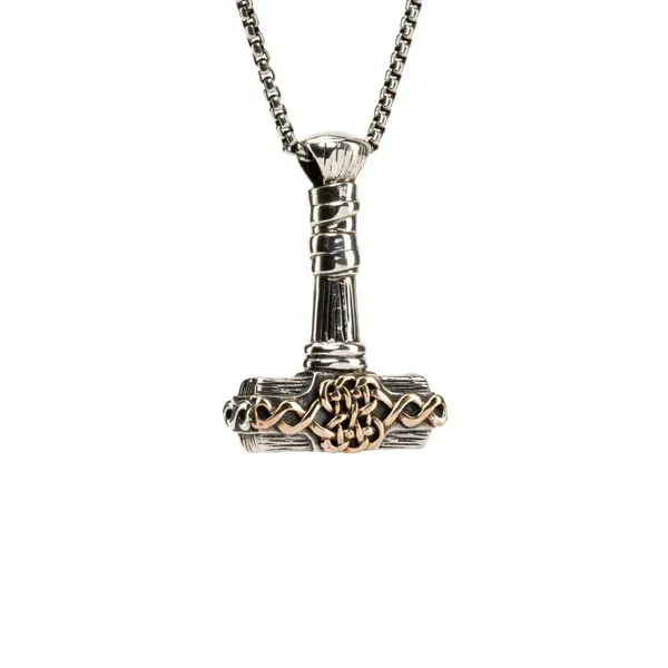 Hammer Pendant and Chain Studio D Jewelers Woodstock, IL