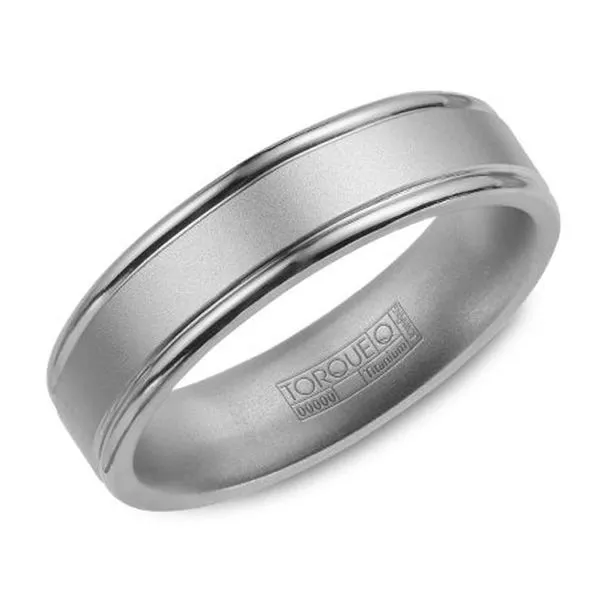 Torque 6mm Titanium Ring Studio D Jewelers Woodstock, IL