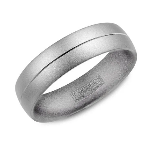 Torque 6mm Titanium Ring Studio D Jewelers Woodstock, IL