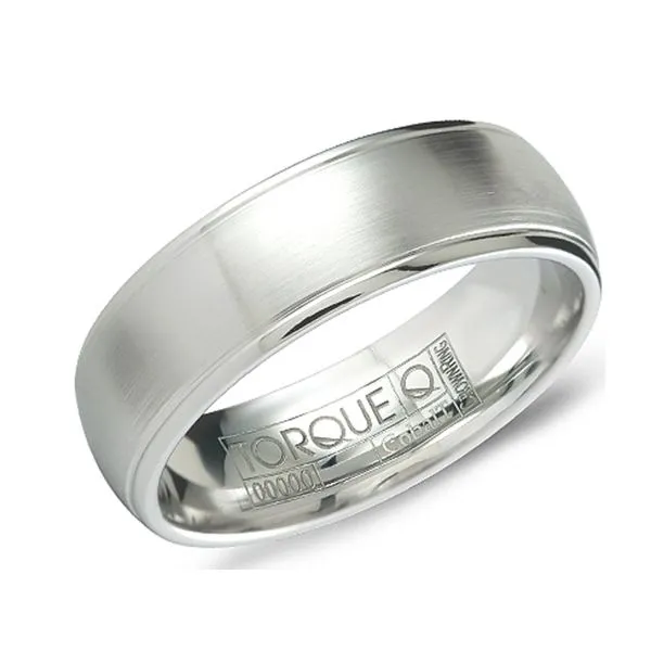 Torque White Cobalt Ring Studio D Jewelers Woodstock, IL