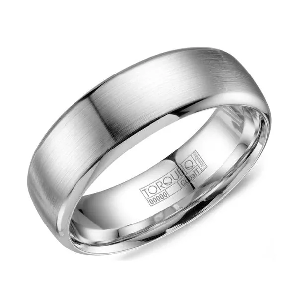Torque White Cobalt Ring Studio D Jewelers Woodstock, IL