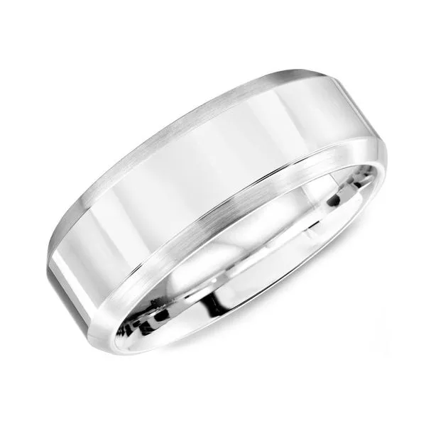Torque White Cobalt Ring Studio D Jewelers Woodstock, IL