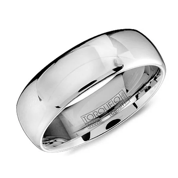 Torque White Cobalt Ring Studio D Jewelers Woodstock, IL