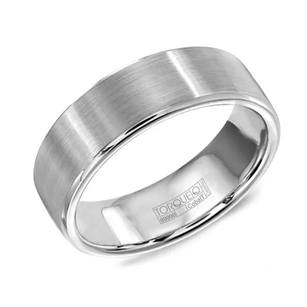 Torque White Cobalt Ring Studio D Jewelers Woodstock, IL