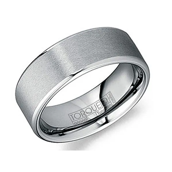 Torque 8mm Tungsten Carbide Ring Studio D Jewelers Woodstock, IL