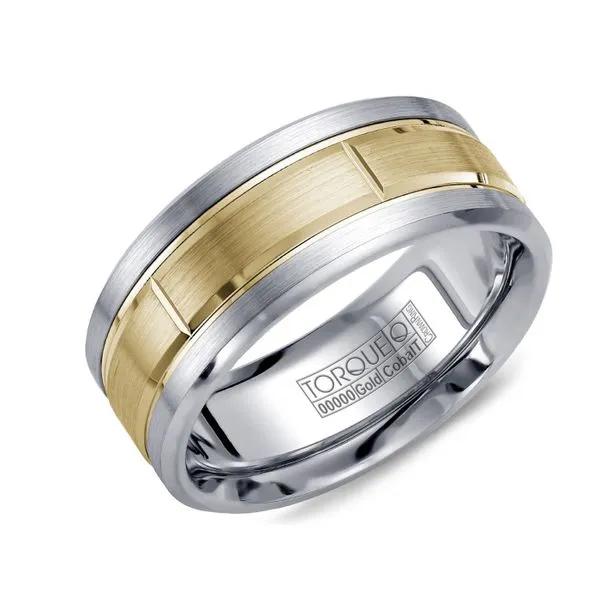 Torque 14K Yellow Cobalt Ring Studio D Jewelers Woodstock, IL