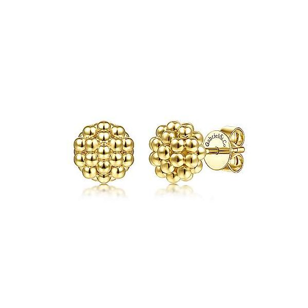 Gabriel And Co. Bujukan 14K Yellow Gold Earrings SVS Fine Jewelry Oceanside, NY