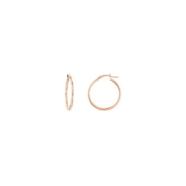 SVS Signature Hoop Earrings 25 mm SVS Fine Jewelry Oceanside, NY