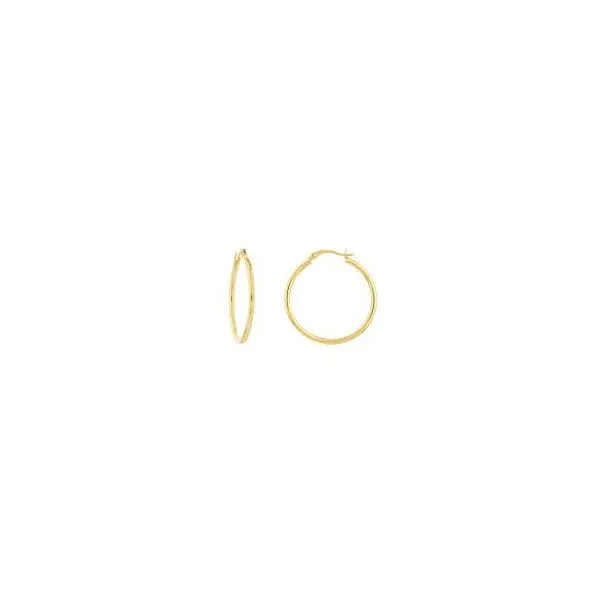 SVS Signature Hoop Earrings 30 mm SVS Fine Jewelry Oceanside, NY