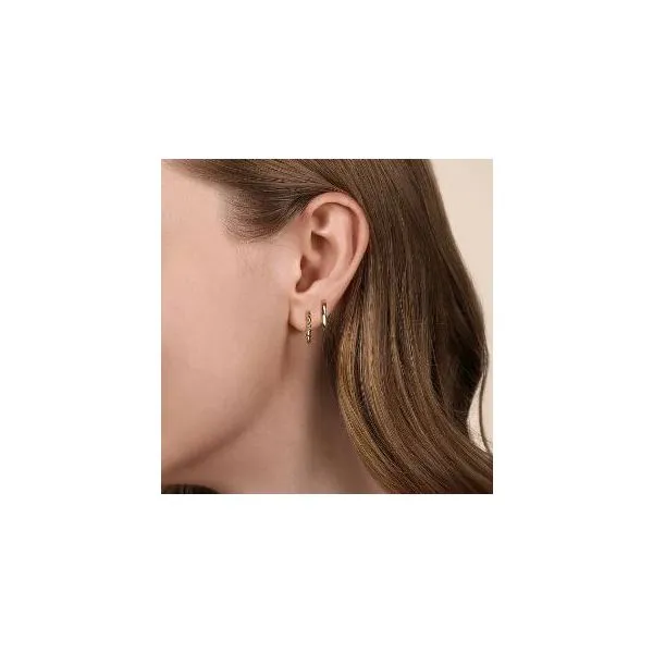 Gabriel & Co. Bujukan Yellow Gold Stuggies Earrings Image 2 SVS Fine Jewelry Oceanside, NY