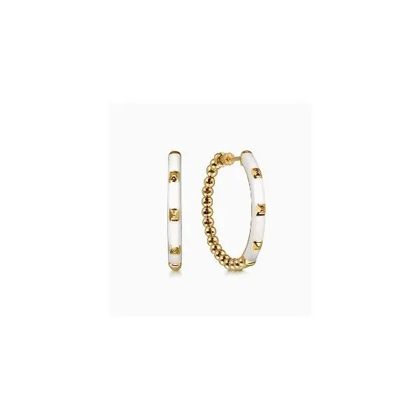 Gabriel & Co. Bujukan Yellow Gold Earrings SVS Fine Jewelry Oceanside, NY