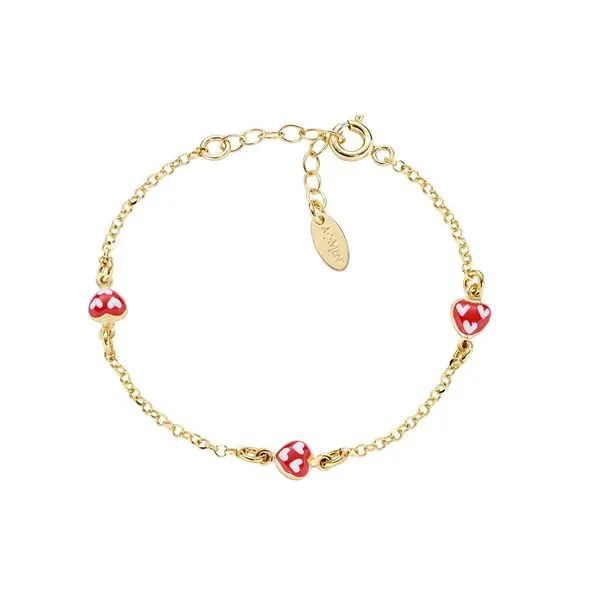 Amen Children's Yellow Gold Plated Stainless Steel Bracelet SVS Fine Jewelry Oceanside, NY