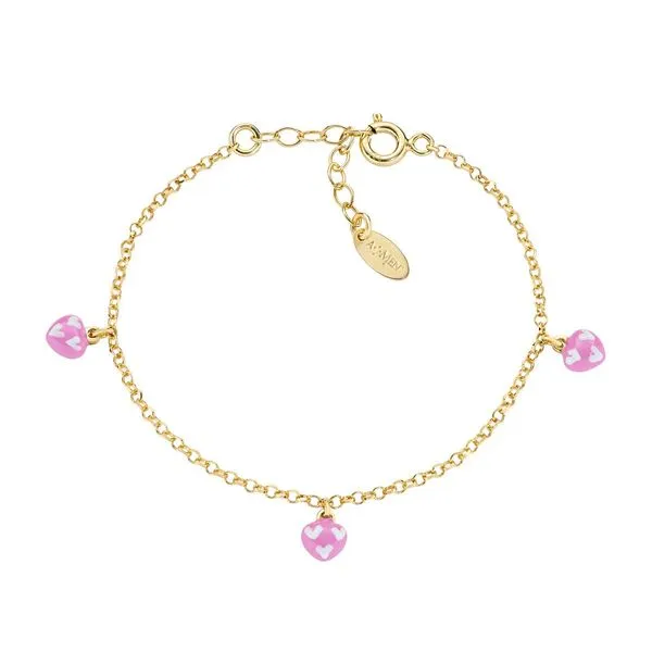 Amen Children's Yellow Gold Plated Stainless Steel Bracelet SVS Fine Jewelry Oceanside, NY
