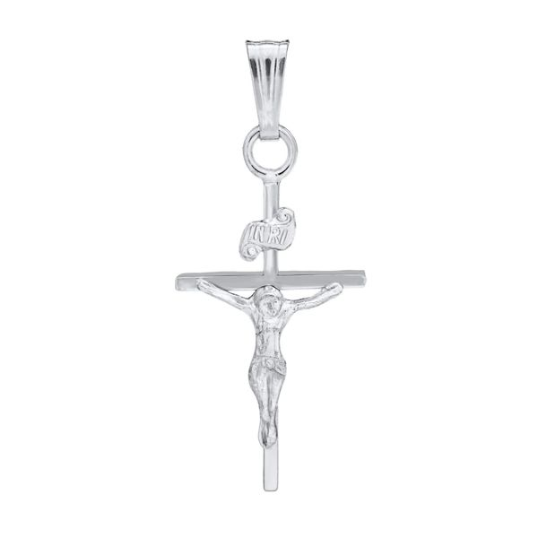 Kiddie Kraft White Gold Crucifix SVS Fine Jewelry Oceanside, NY