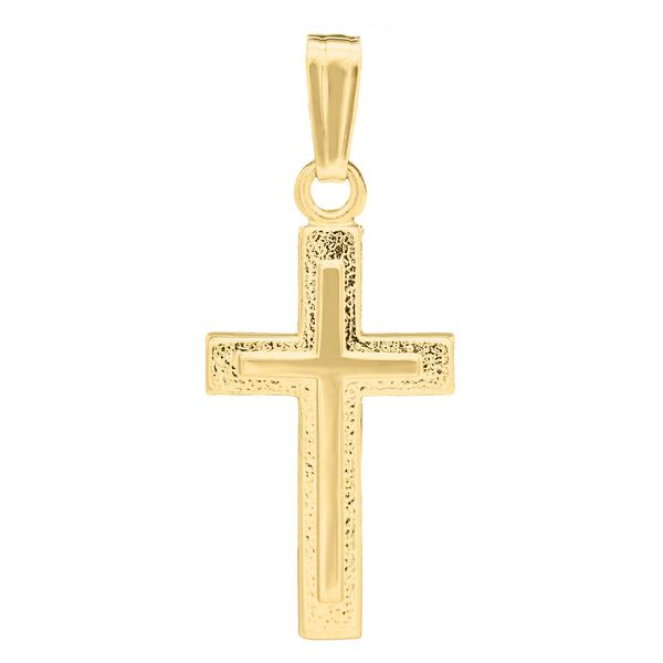 Kiddie Kraft Yellow Gold Children's Cross, 15