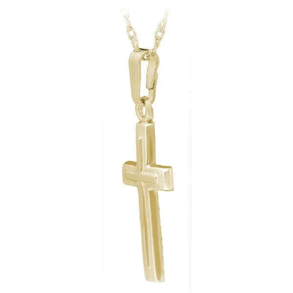 Kiddie Kraft Yellow Gold Children's Cross, 15