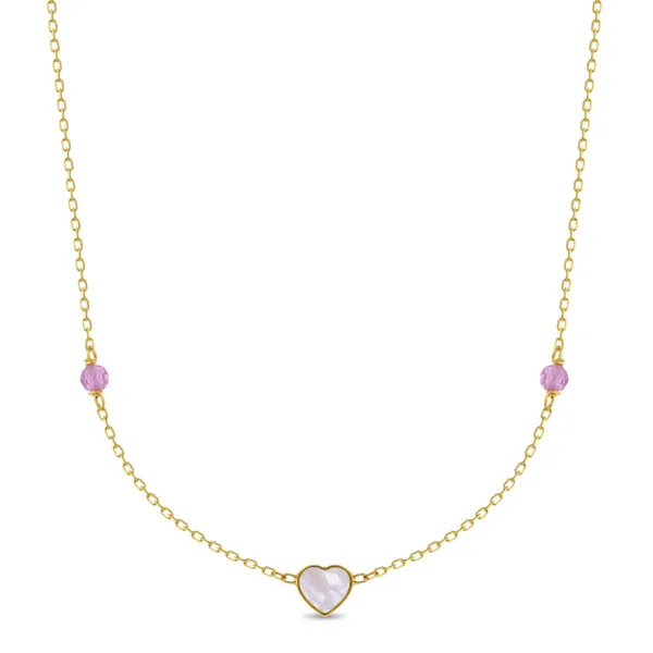 In Season Jewelry Yellow Gold Heart Necklace SVS Fine Jewelry Oceanside, NY