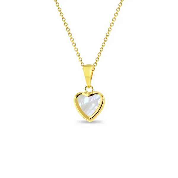 In Season Jewelry Yellow Gold Heart Necklace SVS Fine Jewelry Oceanside, NY