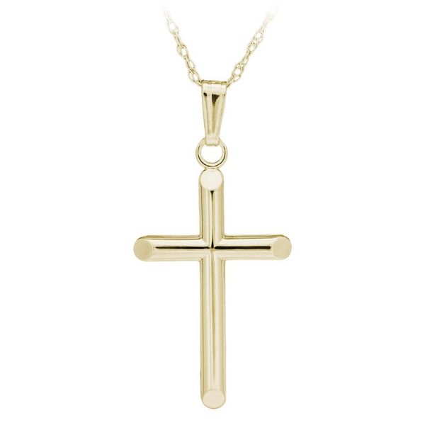 Children's Yellow Gold Cross, 15