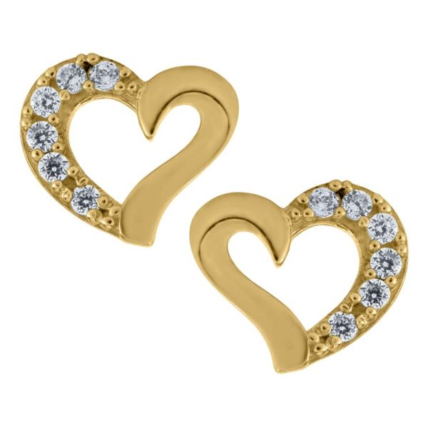 Children's 14K Yellow Gold Screwback Earrings SVS Fine Jewelry Oceanside, NY