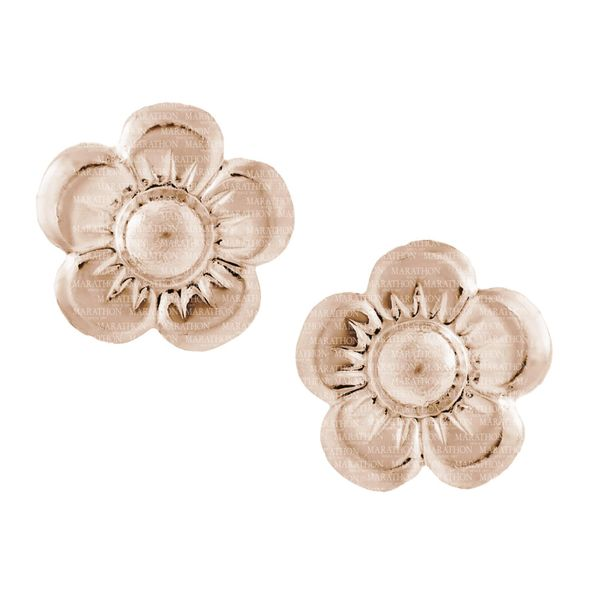 Kiddie Kraft 14K Rose Gold Flower Earrings SVS Fine Jewelry Oceanside, NY