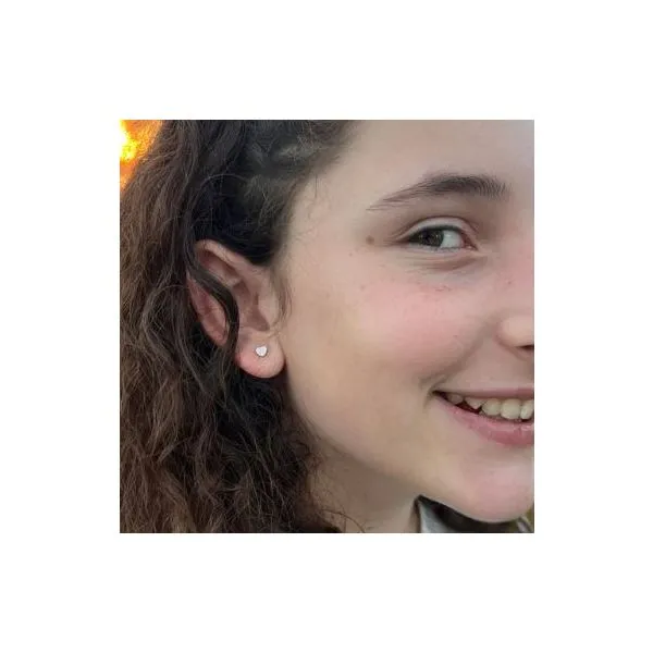 In Season Jewelry Yellow Gold & Heart Earrings