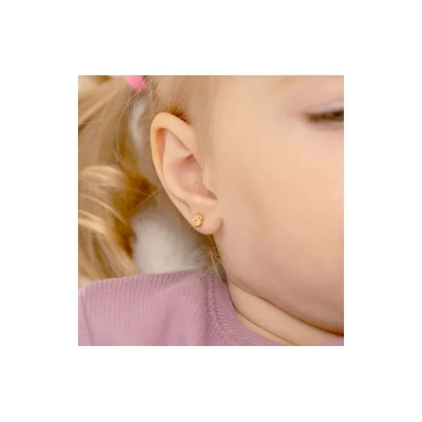 In Season Jewelry Yellow Gold Dog Paw Earrings