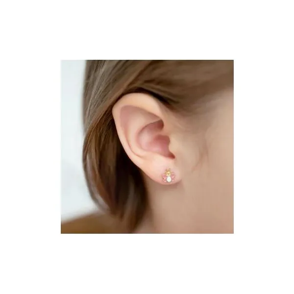 In Season Jewelry Yellow Gold Butterfly Earrings