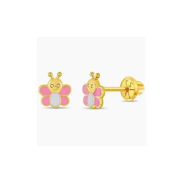 In Season Jewelry Yellow Gold Butterfly Earrings