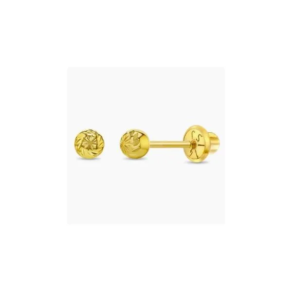 In Season Jewelry Yellow Gold Ball Earrings