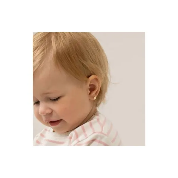 In Season Jewelry Yellow Gold & CZ Heart Earrings Image 2 SVS Fine Jewelry Oceanside, NY