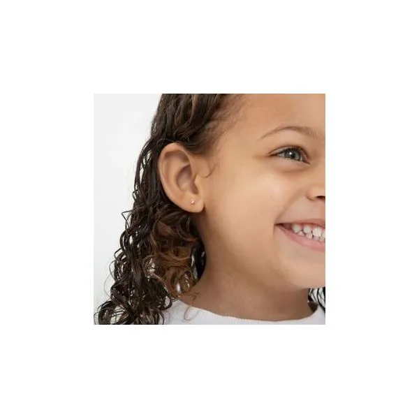 In Season Jewelry Yellow Gold & Tiny CZ Earrings Image 2 SVS Fine Jewelry Oceanside, NY