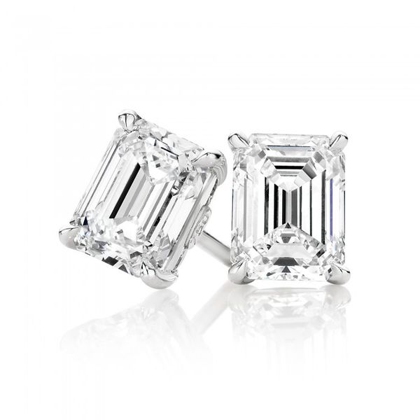 14K White Gold Diamond Stud Earrings 1.00Cttw SVS Fine Jewelry Oceanside, NY