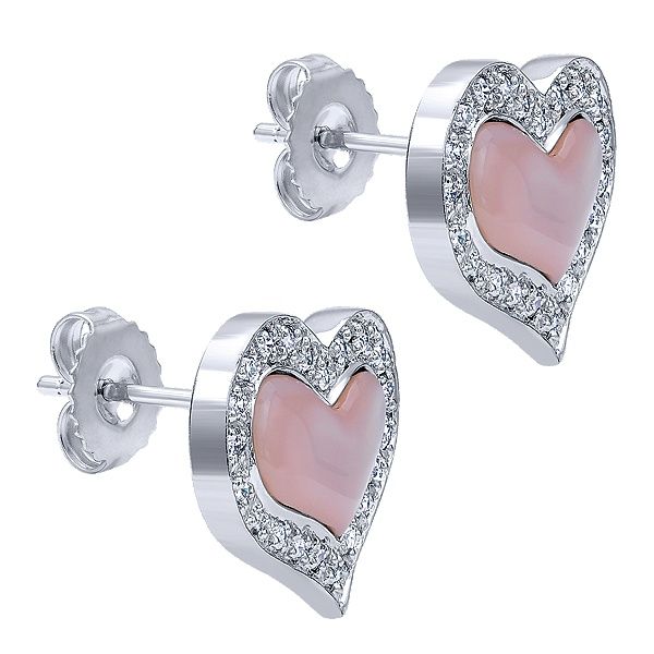 Gabriel & Co. Eternal Love Collection Studs Image 2 SVS Fine Jewelry Oceanside, NY