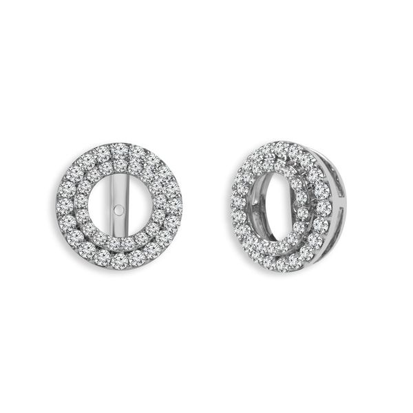 Diamond Earring Jackets 1.00Cttw Image 2 SVS Fine Jewelry Oceanside, NY