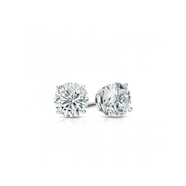 14K White Gold Diamond Stud Earrings, .30Cttw SVS Fine Jewelry Oceanside, NY