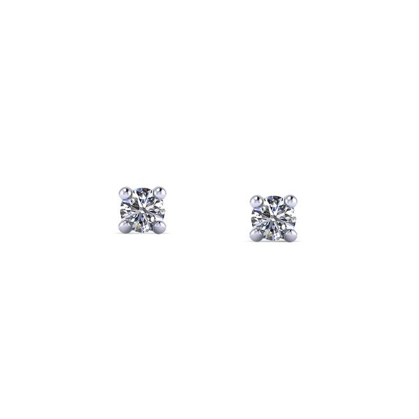 14K White Gold Diamond Studs SVS Fine Jewelry Oceanside, NY