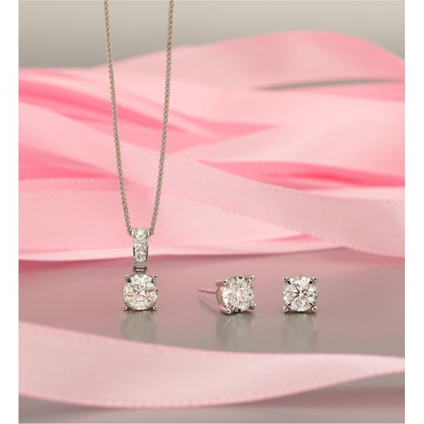 14K White Gold & Diamond Earrings, 0.14Cttw Image 2 SVS Fine Jewelry Oceanside, NY