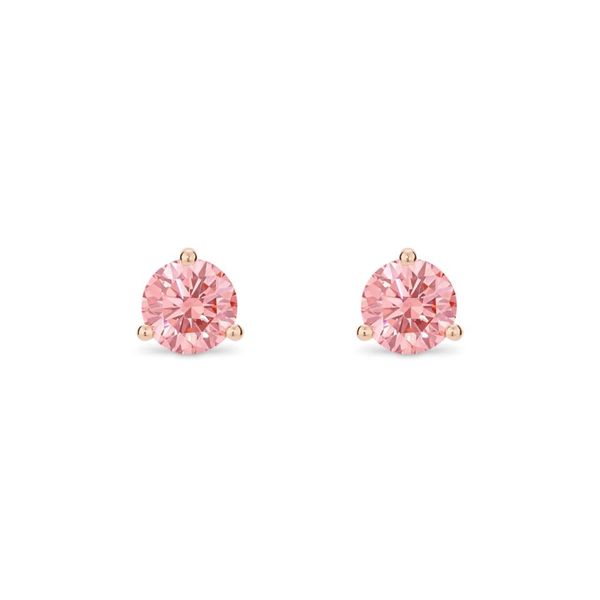 Lightbox Lab Grown Pink Diamond Studs, 1.00ctw SVS Fine Jewelry Oceanside, NY