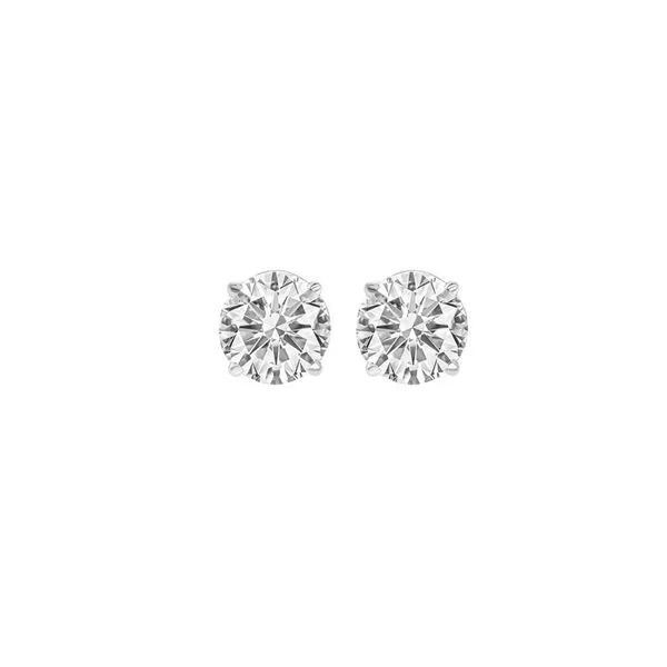 White Gold Diamond 4 Prong Studs, 0.33Cttw SVS Fine Jewelry Oceanside, NY