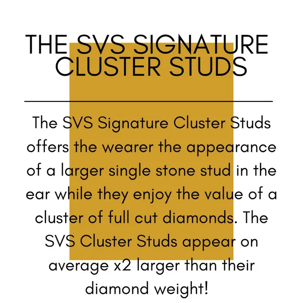 SVS Signature Diamond Bouquet Studs, 1ctw Image 4 SVS Fine Jewelry Oceanside, NY