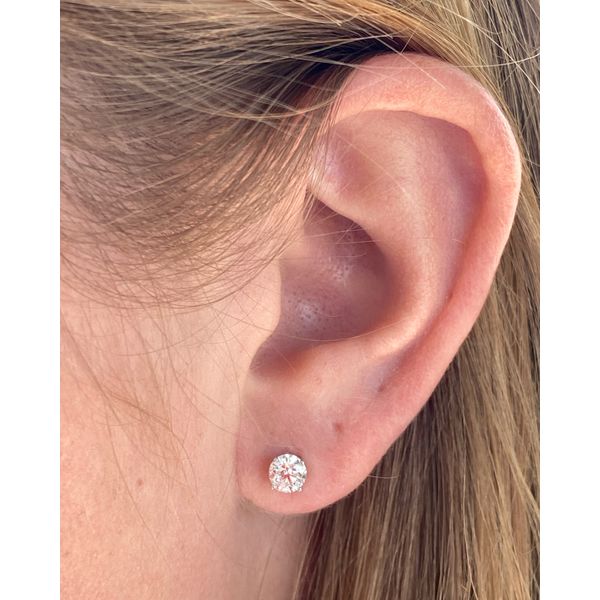 Diamond Studs, 1.00ctw Image 4 SVS Fine Jewelry Oceanside, NY