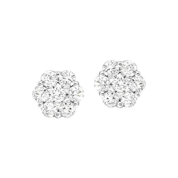 SVS Signature Diamond Bouquet Studs, 1ctw Image 3 SVS Fine Jewelry Oceanside, NY