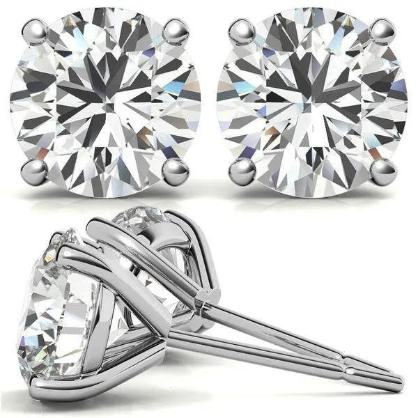 White Gold Diamond Studs, 0.21Cttw SVS Fine Jewelry Oceanside, NY