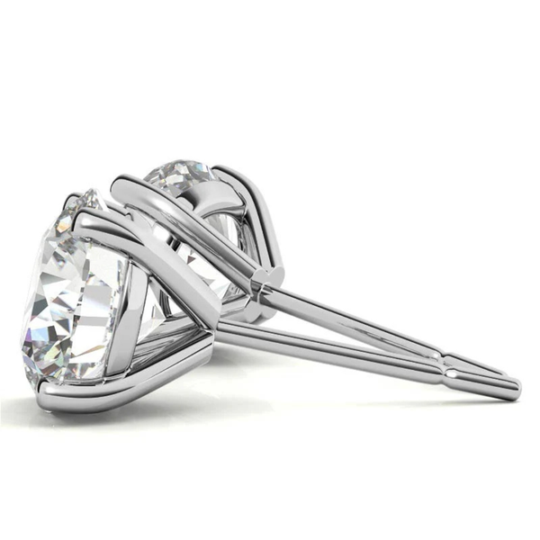 White Gold Diamond Studs, 0.73Cttw Image 2 SVS Fine Jewelry Oceanside, NY