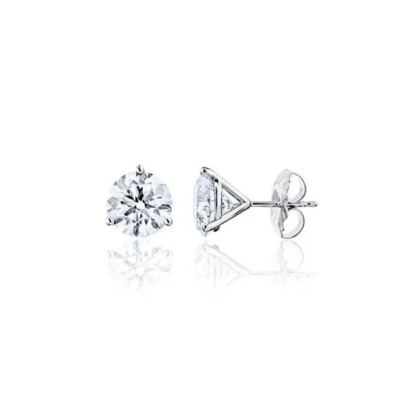 Lab Grown Diamond Studs, 3.01ctw SVS Fine Jewelry Oceanside, NY
