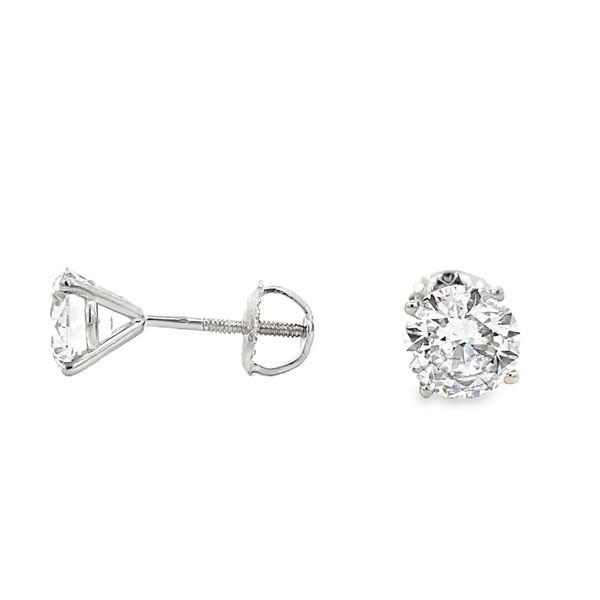 Lab Grown Diamond Stud Earrings | 2.46ctw Image 2 SVS Fine Jewelry Oceanside, NY